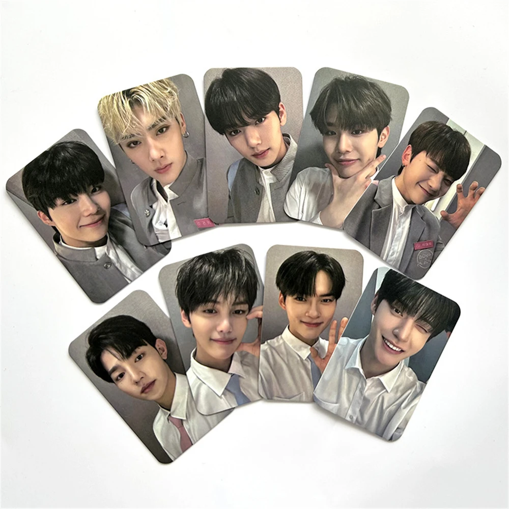 9Pcs/Set KPOP ZB1 Photocards ZEROBASEONE LOMO Cards ZHANG HAO HANBIN GWANYOUNG Double-Sided Postcard Fans Collection Gift