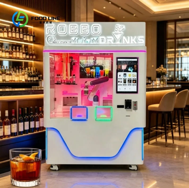 Cocktail Robot Smart Automatic Bartender Machine Drink Vending System 24H Self Service for Bar Club Hotel Event Use