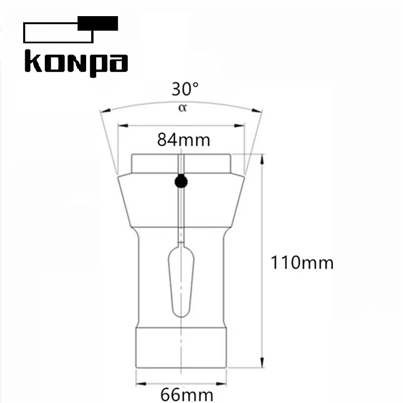 Imagem -02 - Torno Cnc Chuck Pinça Quadrado Redondo Hexagonal Hex Buraco Empurre para Fora Din6343 76359 185e F66