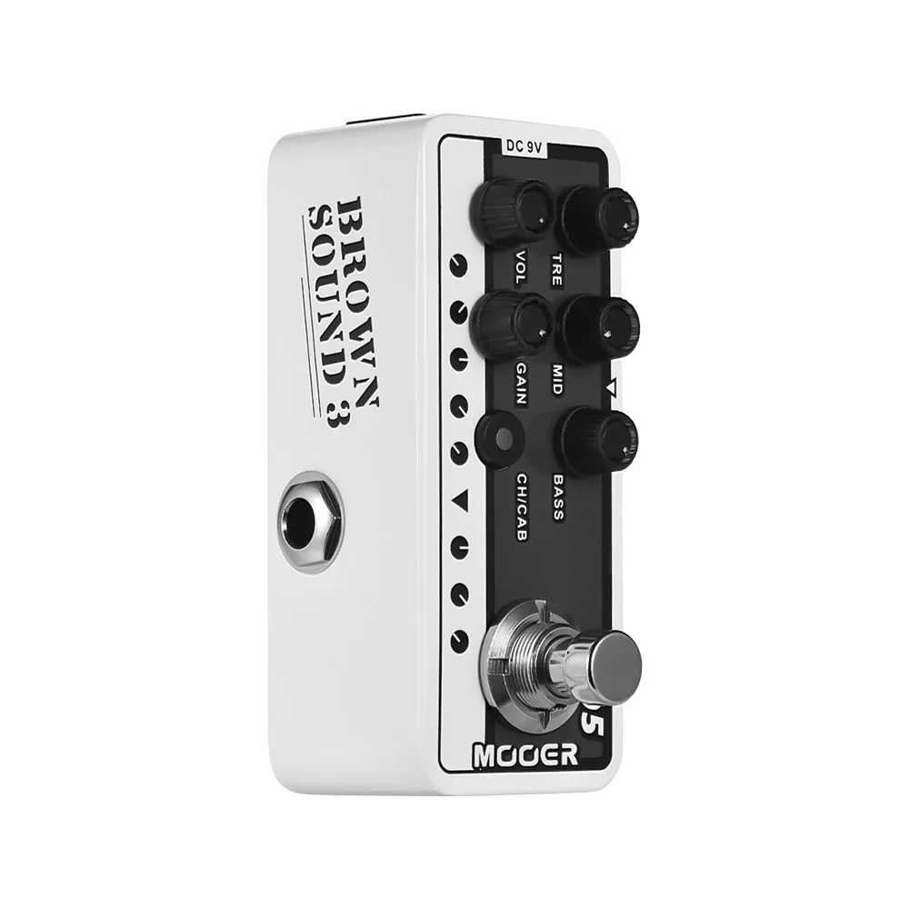 Mooer 005 Brown Sound Preamp Pedal - Dual Channel Tube Amp