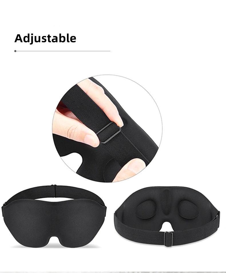 3D Sleep Mask Natural Sleeping Eye Mask Eyeshade Cover Shade Eye Patch Women Men Soft Portable Blindfold Travel Eyepatch