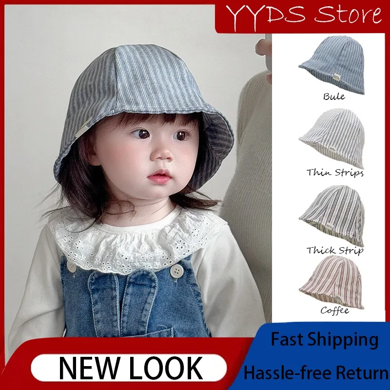 cappello-da-pescatore-a-righe-per-bambini-parasole-per-gite-primaverili-autunnali-ed-estive-elegante-con-blocco-uv-unisex