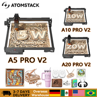 ATOMSTACK A10 PRO V2 Laser Engraver 10W Cutter 400*400mm Working Area 400mm/s High Speed Laser Engraving Machine for Wood Metal