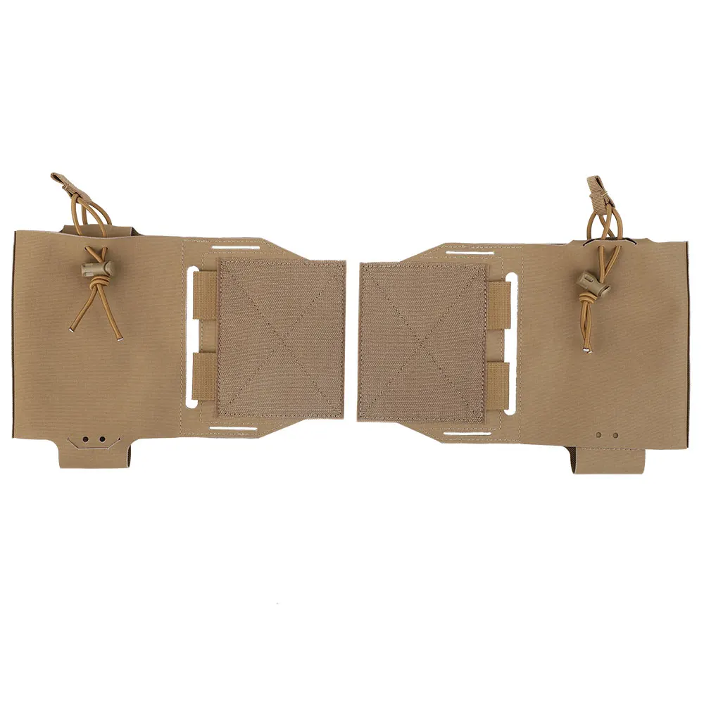 2Pcs Hunting Vest MK2 Chest Rig Plate Carrier Expander Wing Pouch Radio Walkie-talkies Holder Bag Tactics MAG Bag