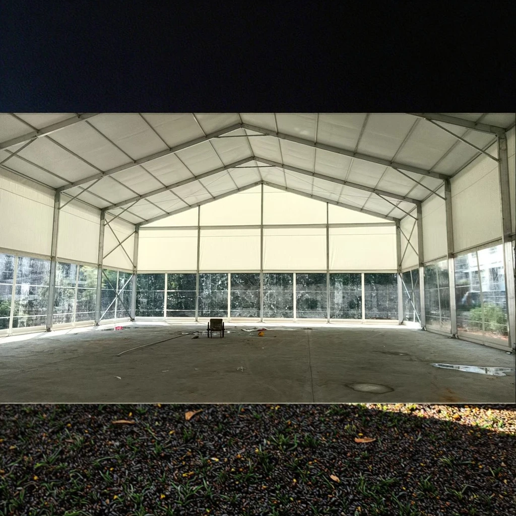 EXPO TENT Event Tent 20x20 40x60 40x80 Wholesale White Outdoor Wedding Exhibition Marquee Aluminum Ti-Alloy Poles Waterproof view 5