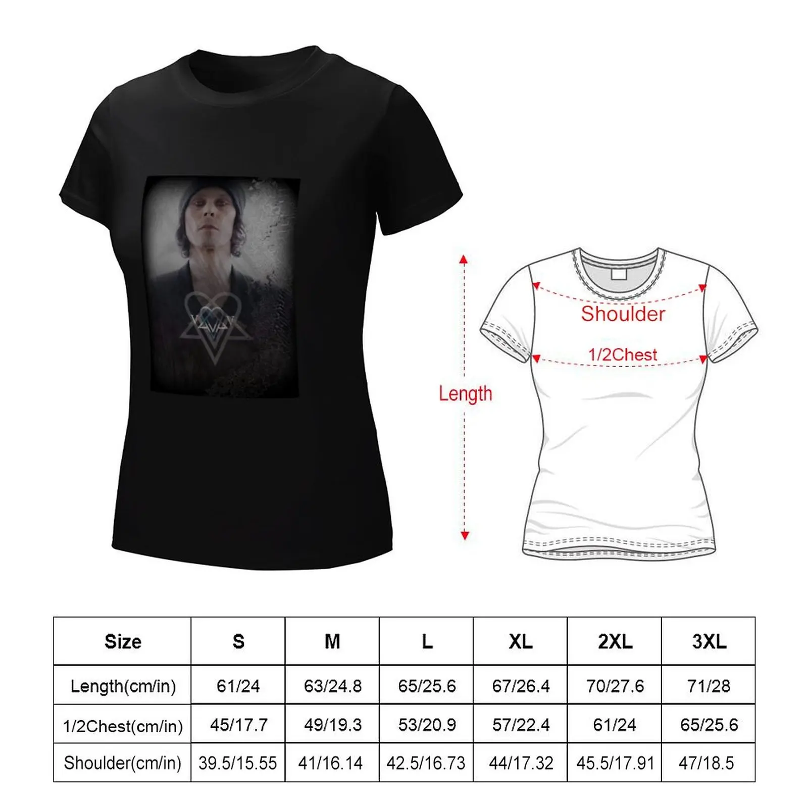 Ville Valo 2023 Neon Noir T-Shirt animal print shirt for girls summer clothes aesthetic clothes vintage clothes Women's t-shirt