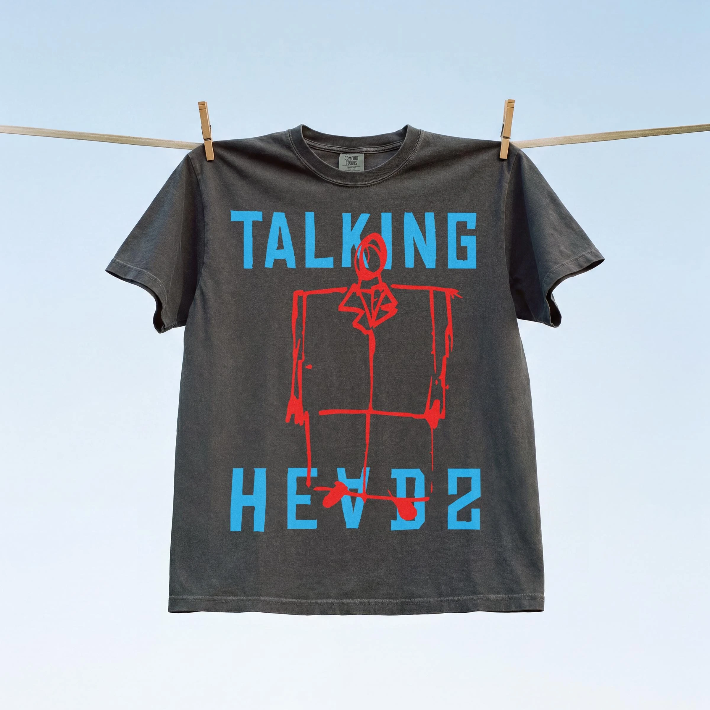 David Byrne Suit T-Shirt, Retro 80s Music Band Graphic Tee for Talking Heads