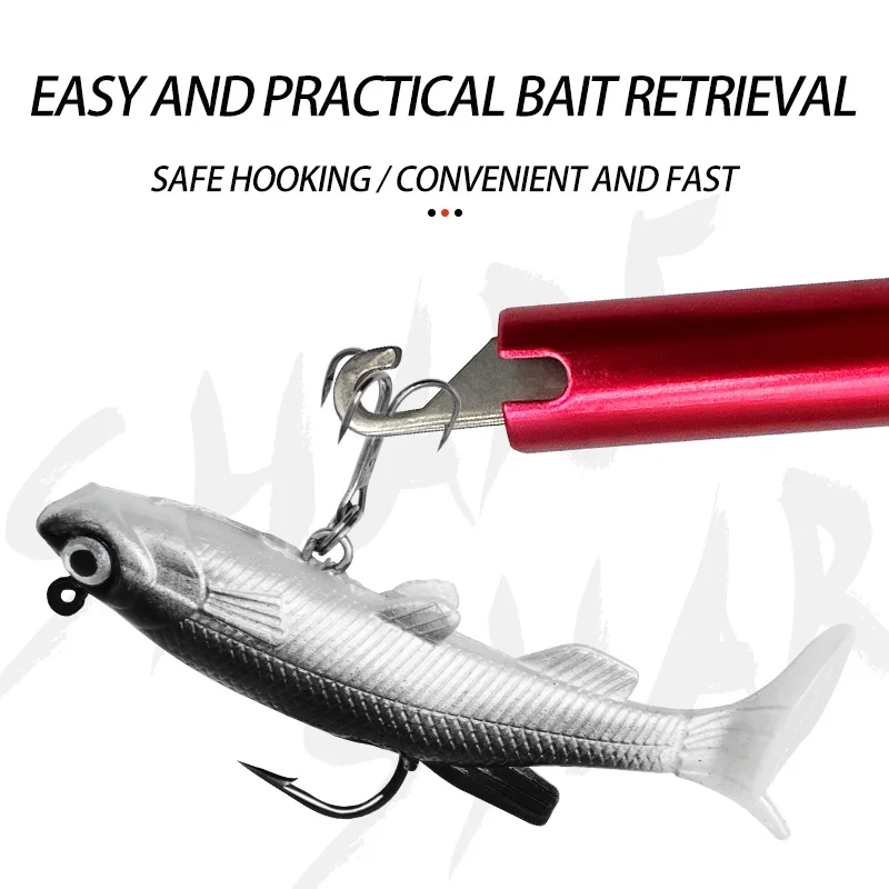 Extractor de anzuelos de aluminio portátil para pesca deportiva - imagen 2
