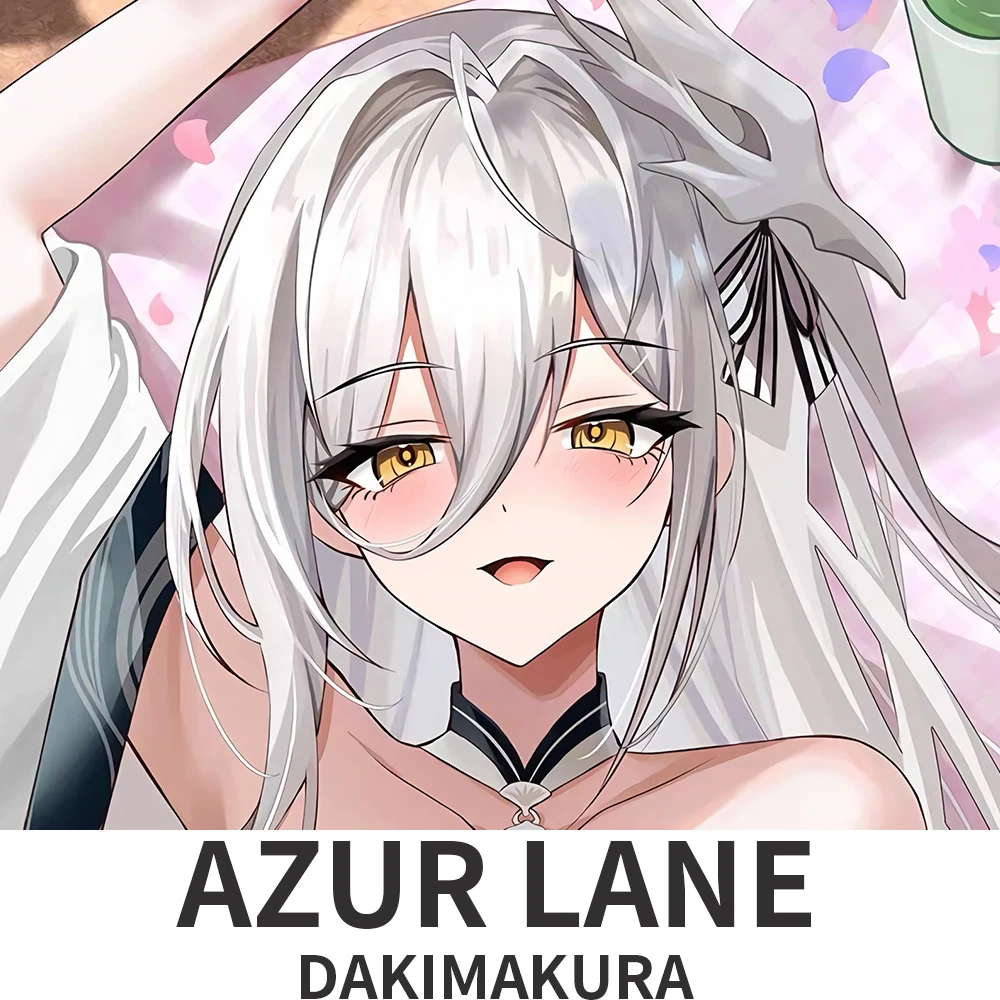 

Azur Lane Dakimakura Hugging Body Pillow Case Anime Hakuhou Pillow Cushion Cover