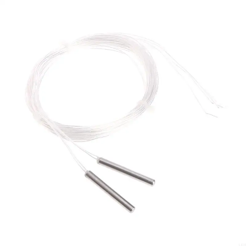 4mm x30mm Lot Pt1000 Temperature Sensor with Durable Stainless Steel Shell 2 Pcs Set 2 Wires Thermocouple