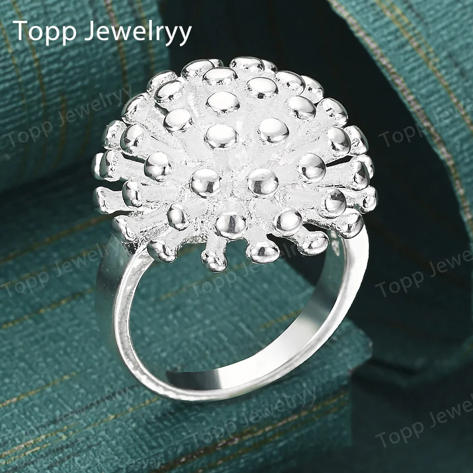 

Модные украшения из стерлингового серебра 925 пробы Exquisite 5-10 # Кольцо с морским ежиком для женщин, очаровательный подарок, украшение для вечеринки