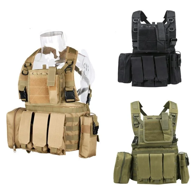 

Охотничий тактический боевой жилет Molle RRV нагрудный жилет с магнитным чехлом, нейлоновый водонепроницаемый спортивный жилет на открытом воздухе для использования безопасности