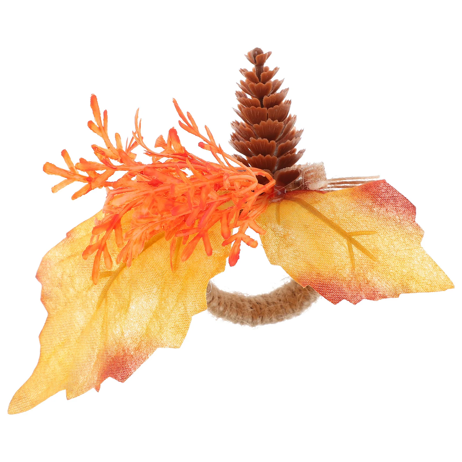

Maple Leaf Napkin Buckles Plastic Napkin Rings Exquisite Design Bright Color Thanksgiving Party Decoration Dining Table
