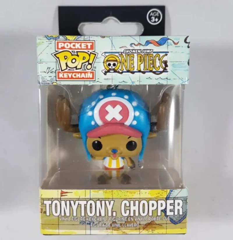 Llavero Funko POP de One Piece Tony Chopper, Figura de Anime Coleccionable, Juguete para Niños, Regalo de Cumpleaños