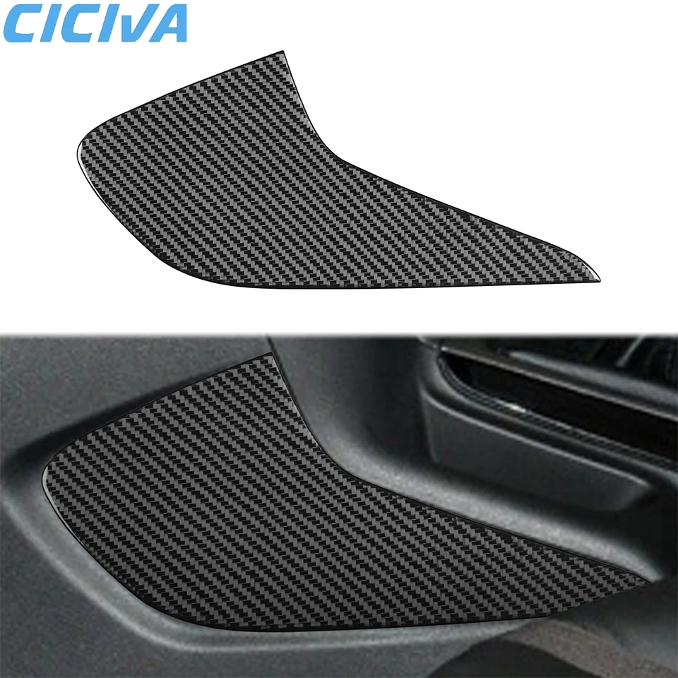 For Ford Focus 2012 2013 2014 Carbon Fiber Storage box side Trim Car interior Accessories Stickers