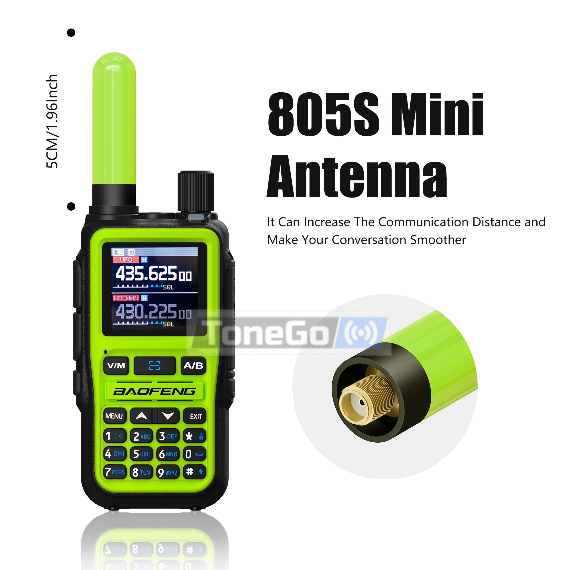Baofeng UV-5R Mini Walkie Talkie Bluetooth Programming 999CH Wireless Copy Multi Band Type-C Charge Two Way Radio For Hunting
