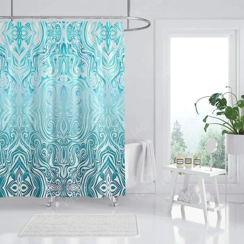 Waterproof fabric shower curtains Bathroom curtain accessories Bath curtain for shower 180x200cm 240*200 anime boho decoration