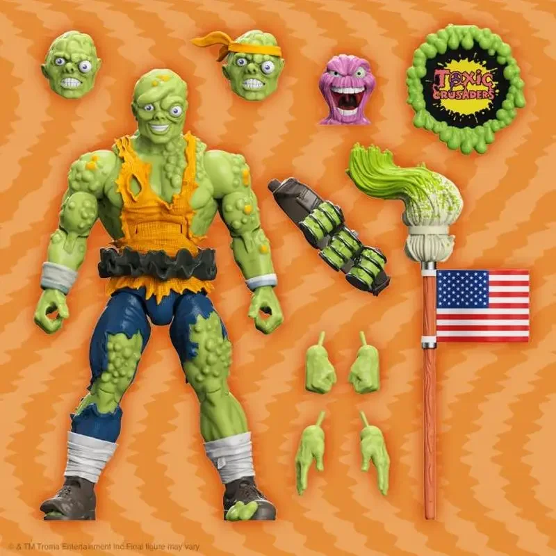 Spot Super7 Poison Demon Hero 3rd Wave Scrap Dog Radiation Ranger 7-inch Mobile Doll Can Collect Birthday Gifts Desktop Decorati