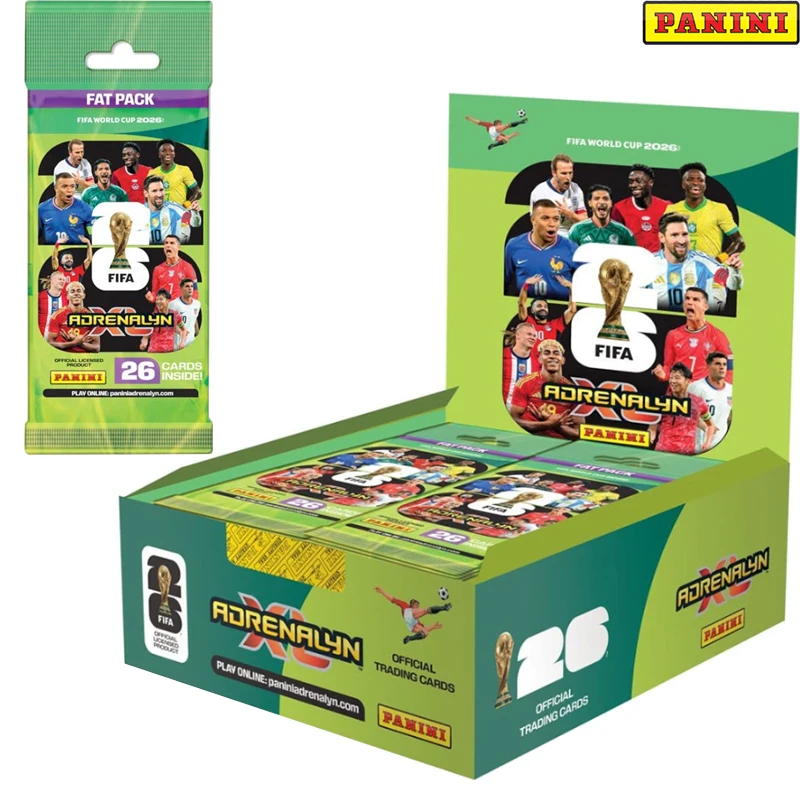 Coleção de Cartas Colecionáveis Panini FIFA World Cup Adrenalyn XL 2026 Fatpack Seek Limitada - Cartas GOLDEN BALLER