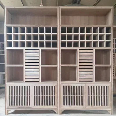 Customizable solid wood wine cabinet, wine rack, floor-to-ceiling solid wood display rack, rack display diagonal
