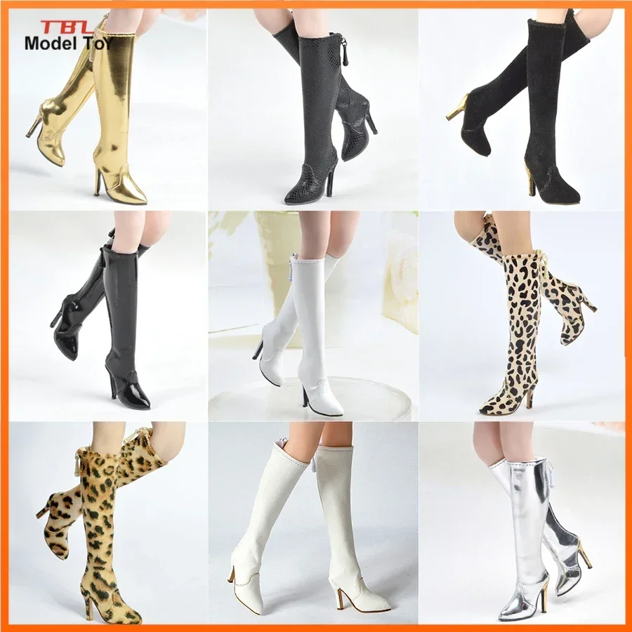 

1/6 scale female soldier Hollow leather boots model for 12in Phicen JIAOUL Doll action figure toys