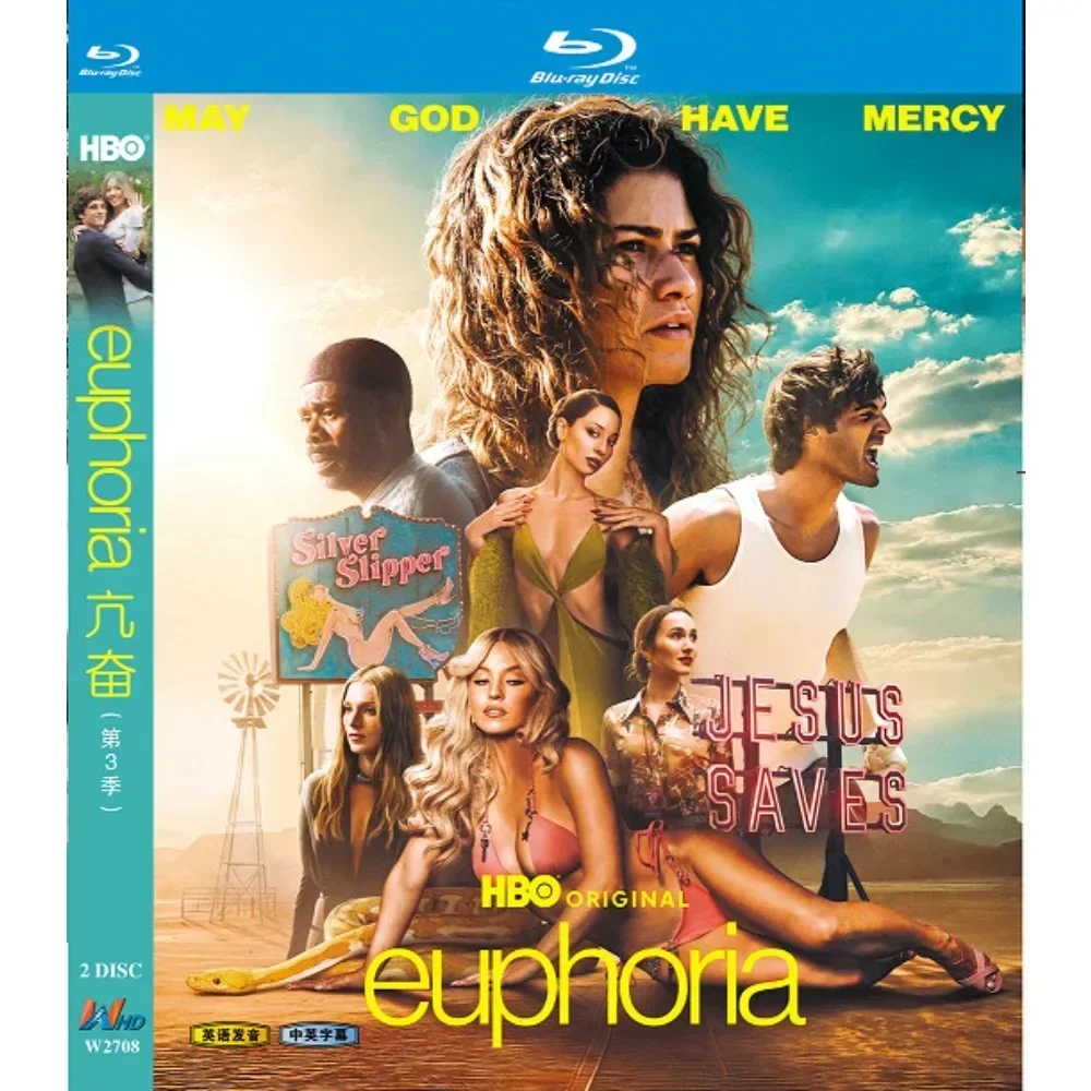 Euphoria Saison 3 (2026) 2BD Nouvelle boîte scellée en stock Disque Blu-ray