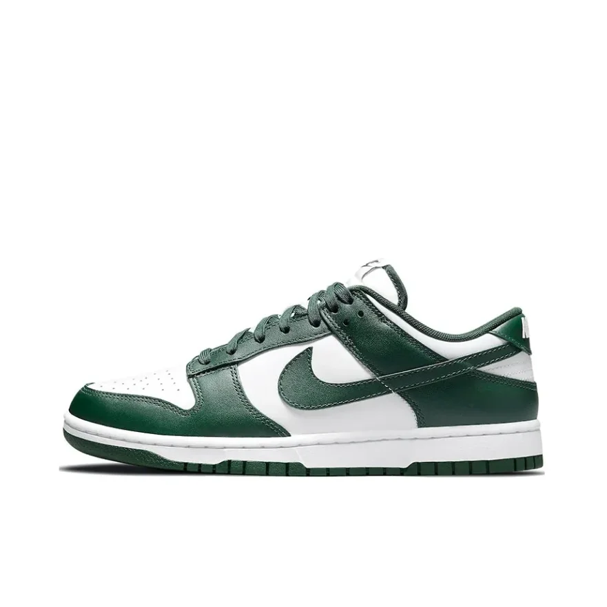 Nike Dunk Reverse Ligero Cómodo Tendencia Blanco Verde Retro Casual Low Top Board Shoes