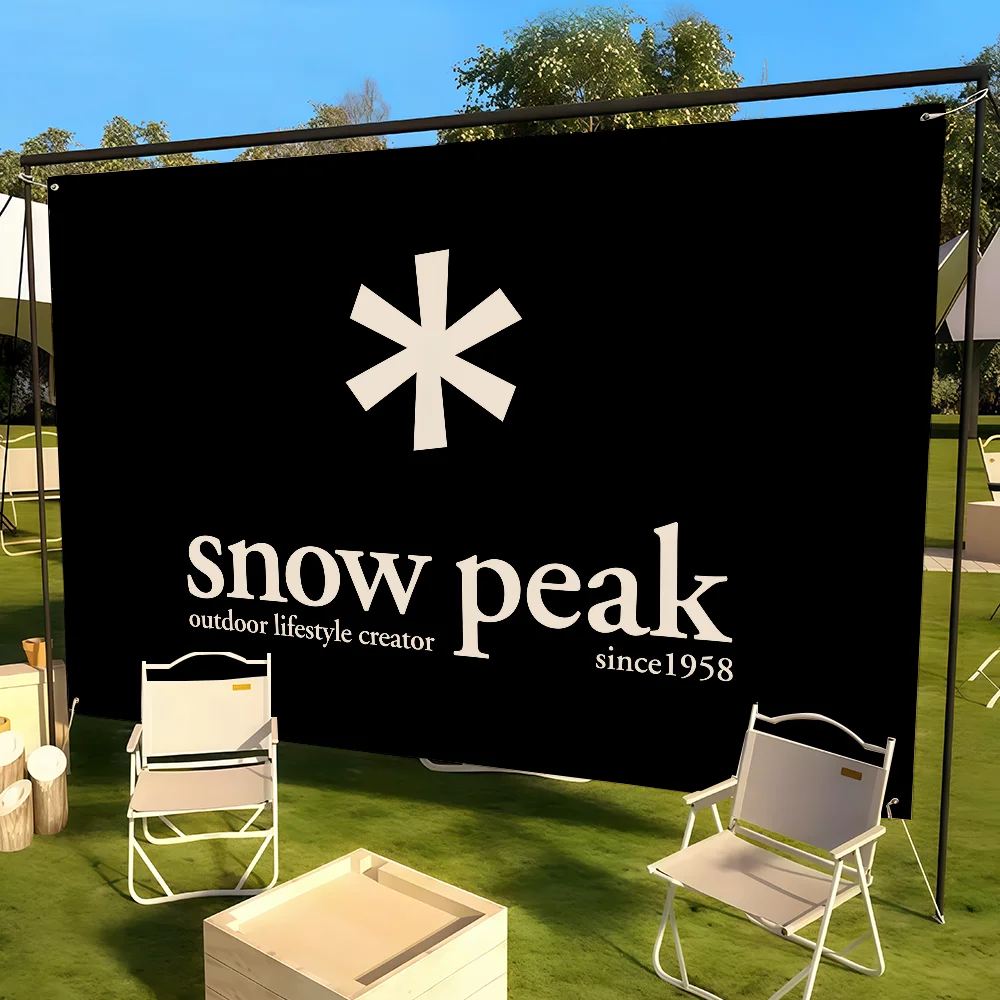 Bandera de moda S-Snow P-Peak adecuada para fiestas, clubes, decoración de paredes interiores y exteriores, regalo para fanáticos