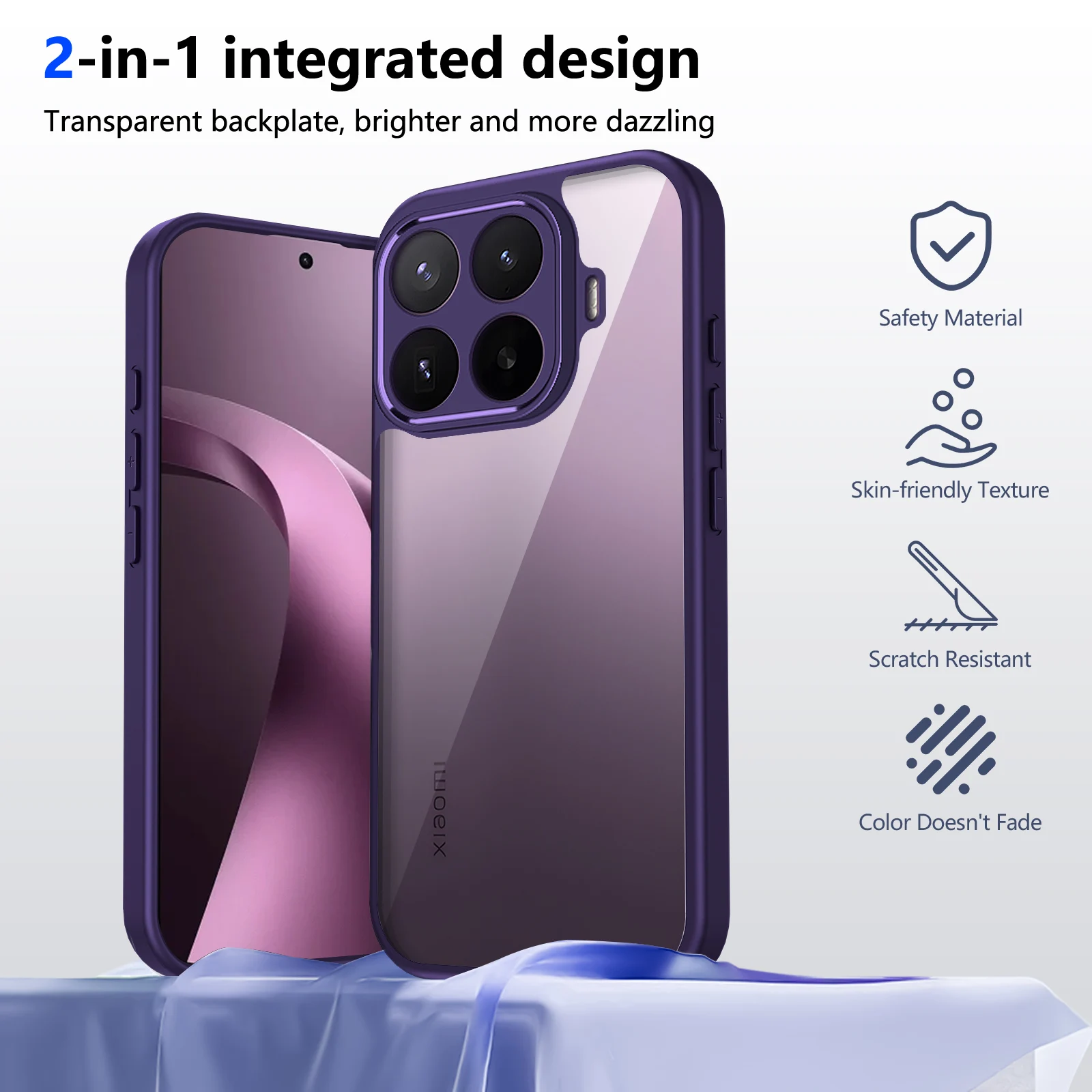 Case For Xiaomi 17T 15T Pro New Acrylic Transparent Skin Friendly Cover For Xiaomi 17T Pro Skin Friendly Bumper Funda