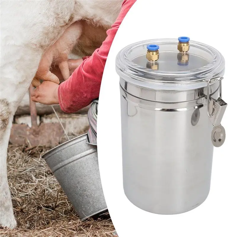 A01V-Effort-Saving Manual For Farm Use 2L Portable Milking Machine Easy-To-Use Hand Milker For Goats And Cows