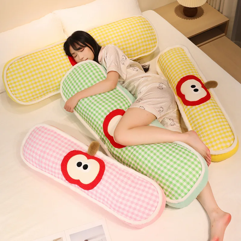 دافئ القطن محشوة متقلب التفاح ألعاب من القطيفة جميل النوم رمي وسادة Kawaii ديكور غرفة نوم الأطفال هدية عيد ميلاد