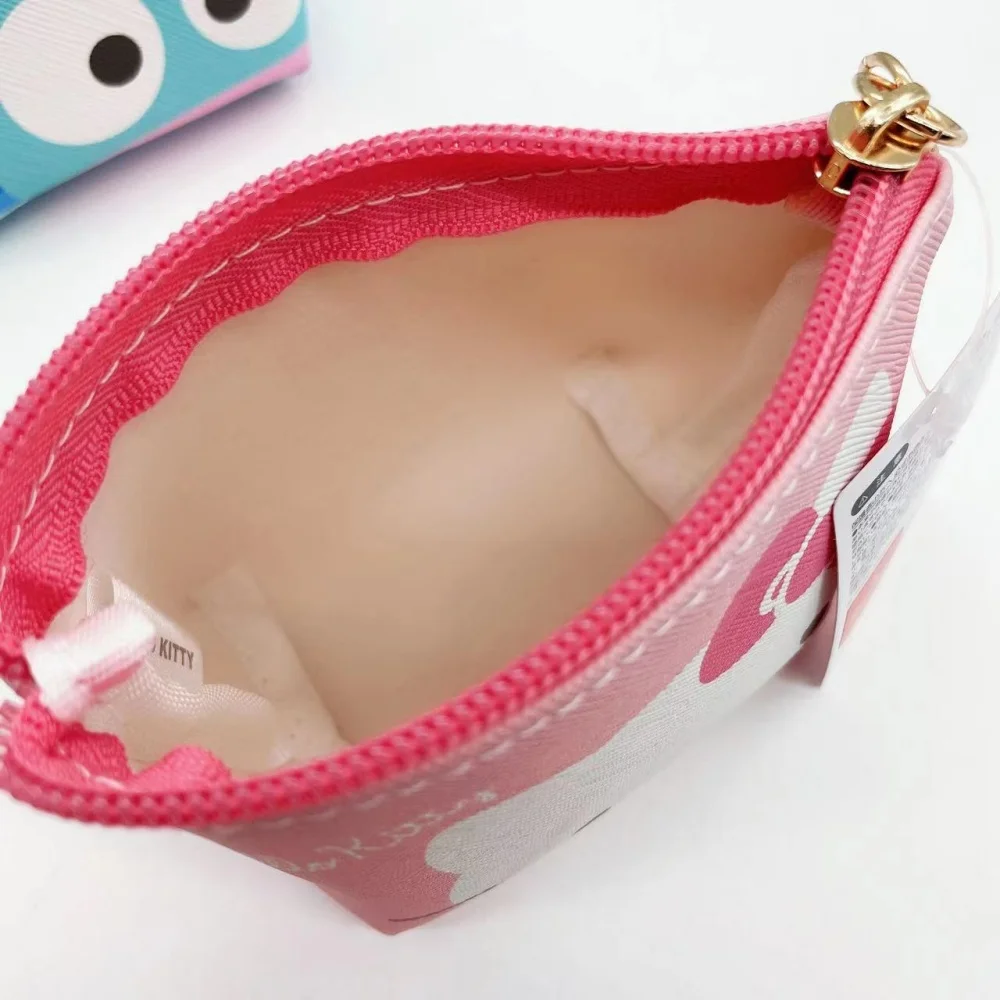 Cartoon Sanrio Purse Hello Kitty Kuromi Cinnamoroll My Melody Pochacco Pu Leather Change Storage Bag Wallet Girls Gifts view 6