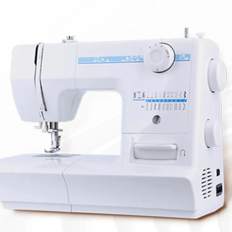 Household electric sewing machine 70W high power 19 stitch metal skeleton