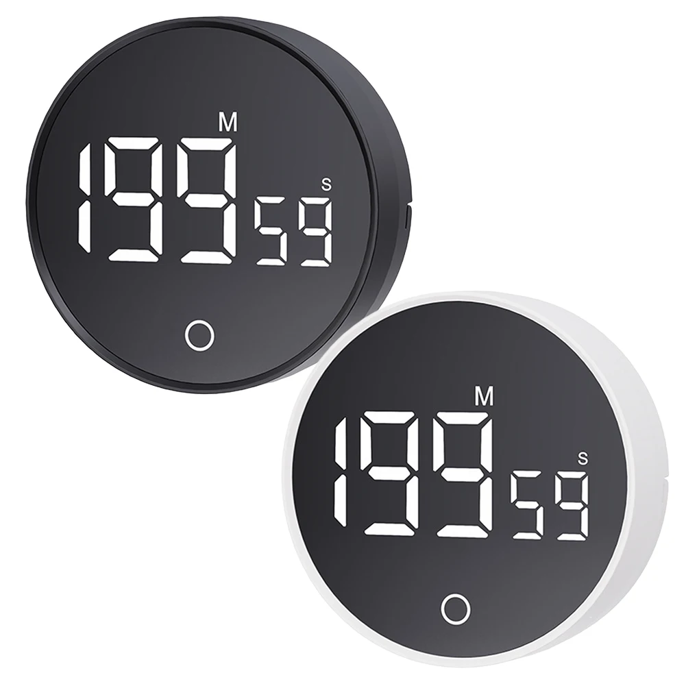 Countdown Countup Timer Magnetic LED Digital Kitchen Timer Large LED Display Stopwatch Alarm Clock for Cooking Working Studying