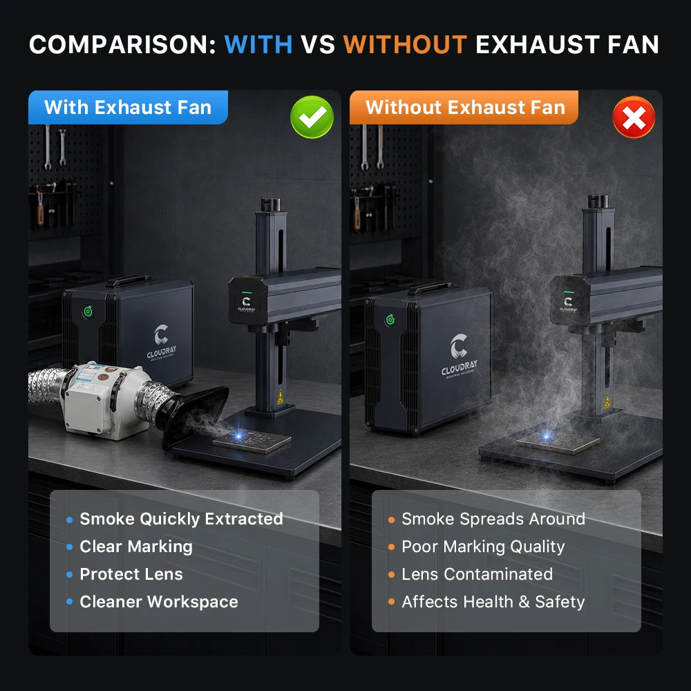 Cloudray Exhaust Fan Home Mute Inline Duct Fan Bathroom Exhaust Fan Ventilation Equipment Kitchen Bathroom Wall Mounted