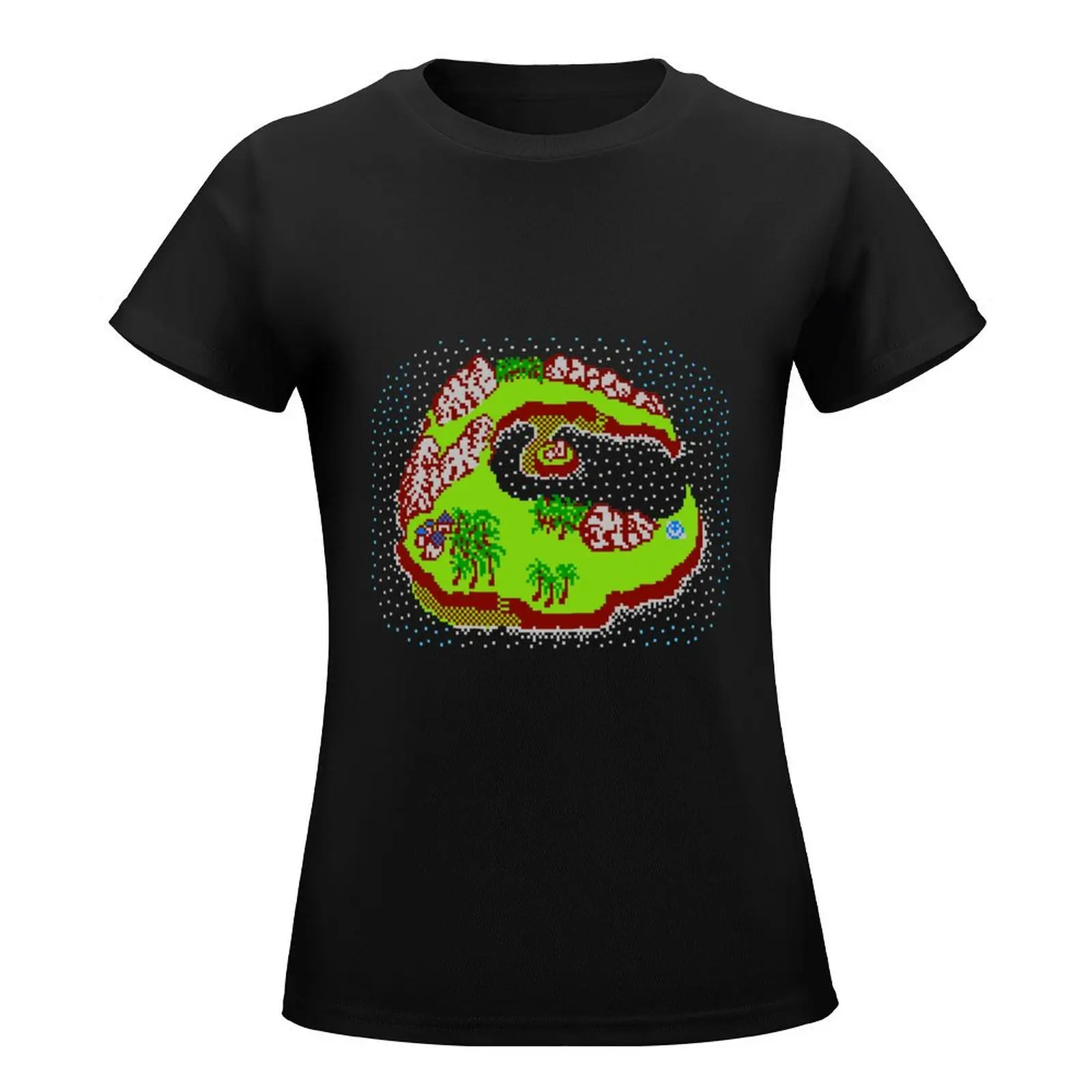 StarTropics - C Island T-Shirt female plus size tops t shirt for Women