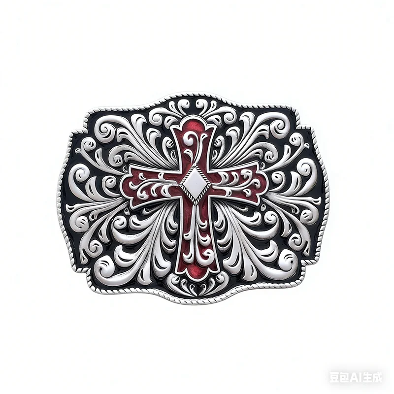 メンズベルトバックル新しいウエスタンフラワーベルトバックルgurtelschnalleも米国在庫ありbk-oc054送料無料