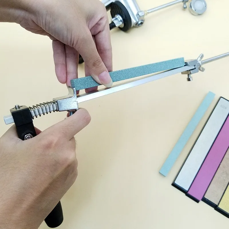 Professional Fixed Angle Knife Sharpener Metal Precision Sharpening Tool Efficient for Scissors Woodworking Knives