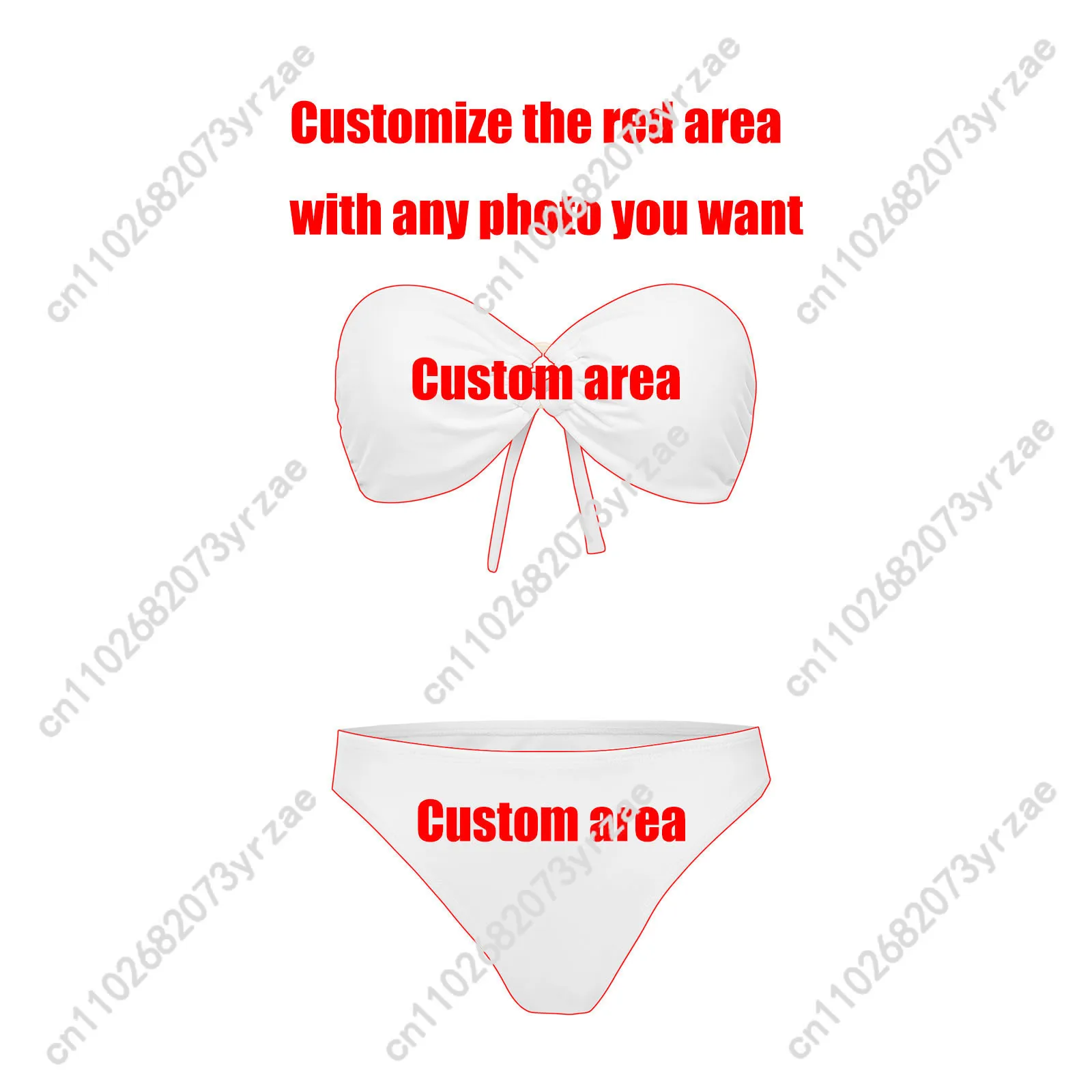 The Who Strapless Swimsuit Womens Bathing Suits Fashion Personalized Swimwear Pool Party Beach Sexy Bikini Customized Beachwear