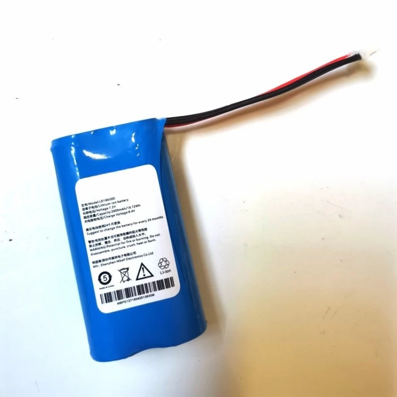 7.4V 2600mAh 18650D Li-ion Replacement Battery Pack for Huazhirong NEW9210 NEW9220 NEW8210 POS Payment Terminal