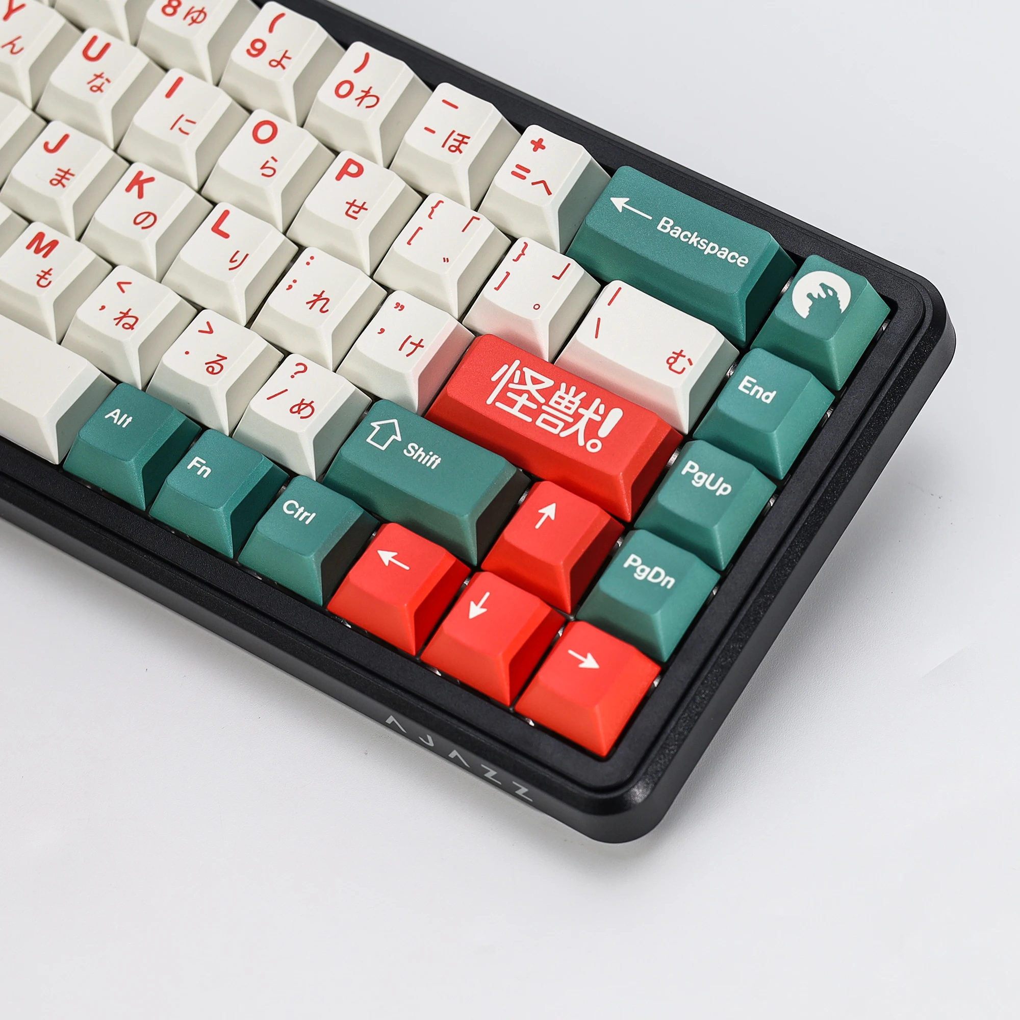 KBDiy Japanische Tastenkappen GMK Kaiju PBT 143 Tasten Retro PBT Cherry Profil Alice ISO Tastenkappen für 60% Gaming Mechanische Tastatur – Detail 18