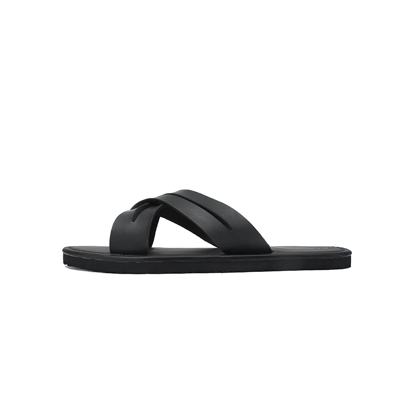 Outdoor-Leder-Herren-Slipper, Sommer-Sandalen für Herren, modische Strandschuhe, hochwertige Freizeitschuhe, Slip-on-Römerschuhe, Flip-Flops – Detail 3