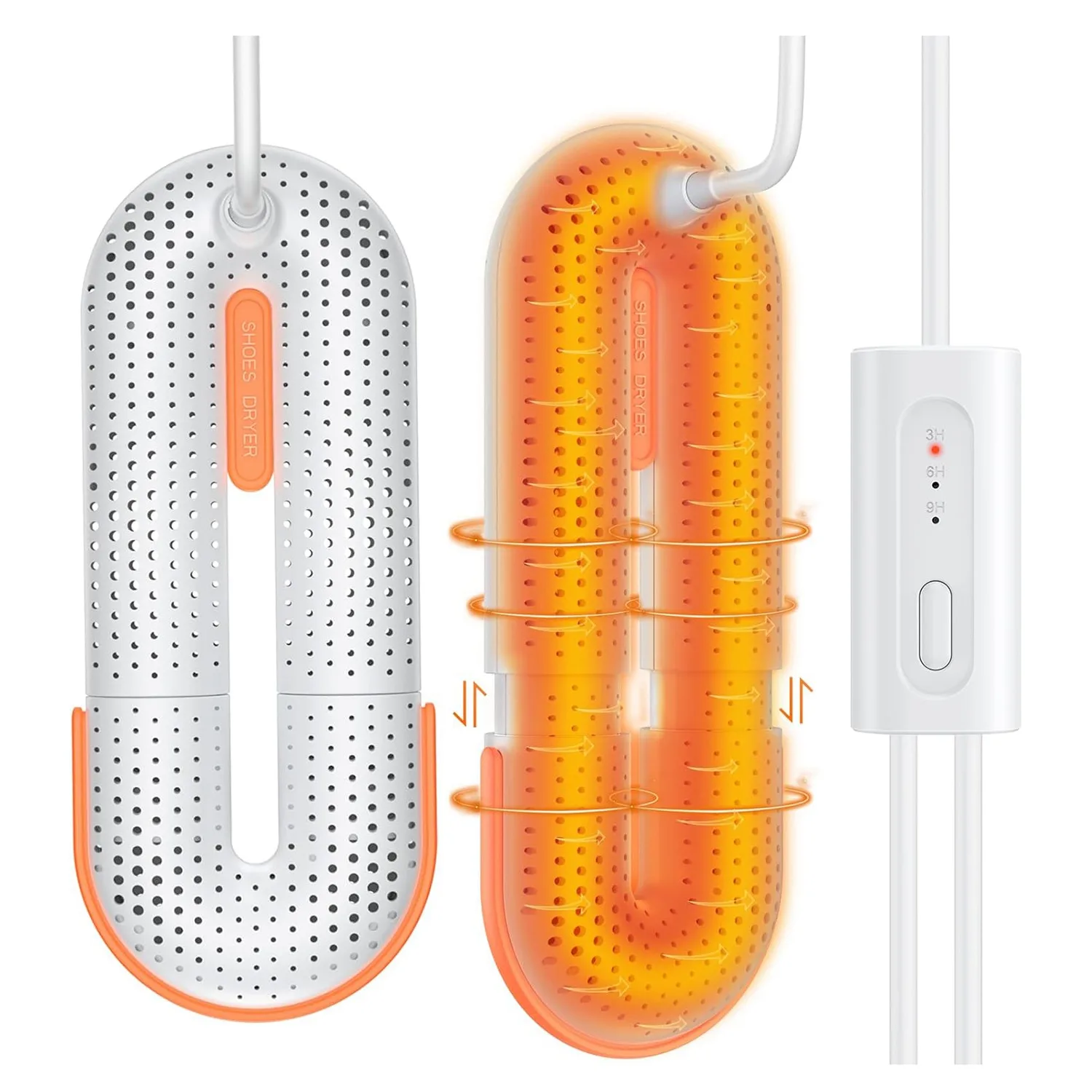 

Портативная сушилка для обуви PZHI, выдвижная сушилка для обуви, внутренняя сушилка для обуви, сушилка для шипов, белая вилка европейского стандарта, прочная, простая в использовании