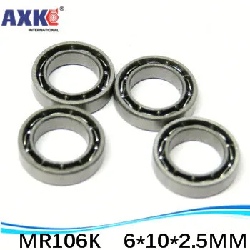 

miniature bearing MR106 L-1060 WA676 OPEN 6*10*2.5 MM for Rc hobby and Industry SMR106 MR106K SUS440C