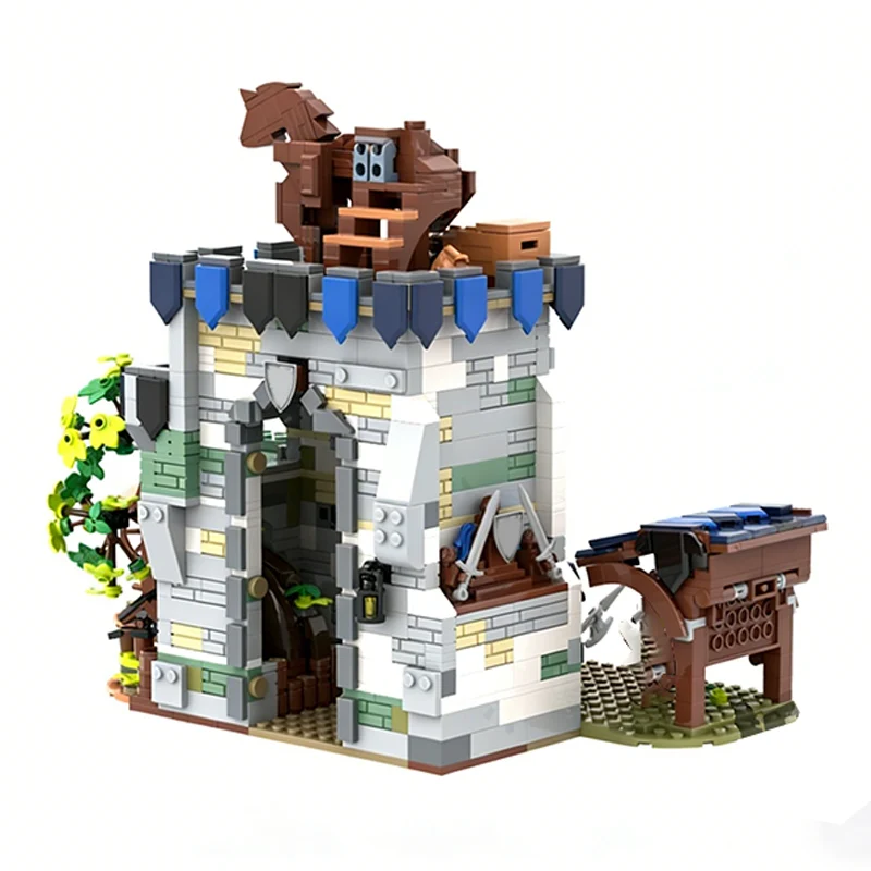 City Street View Model MOC Building Bricks Classic Triumphal Arch Modular Technology Children Holiday Gifts Assemble Toys Suit