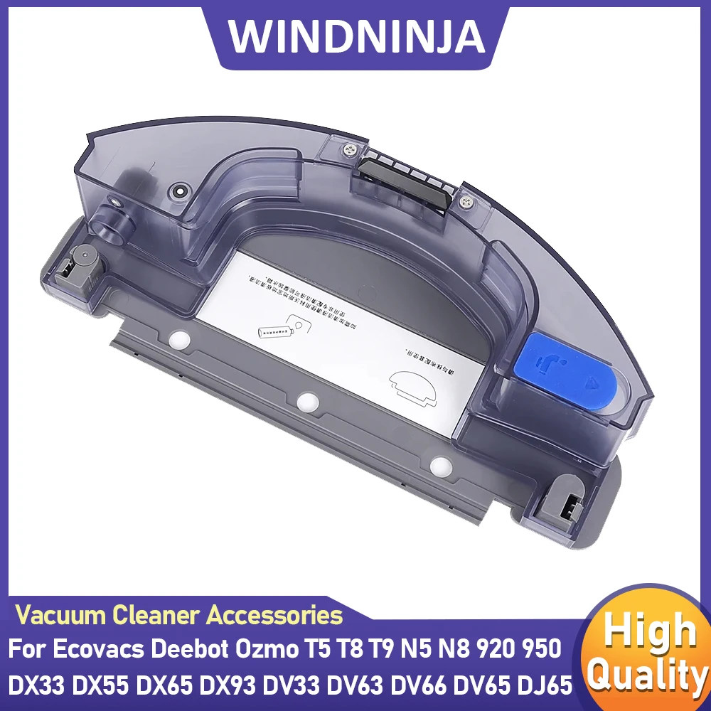 Pieza de repuesto del tanque de agua para Ecovacs Deebot Ozmo T5 T8 T9 N5 N8 920 950 DX33 DX55 DX65 DX93 DV33 DV63 DV66 DV65 DJ65 Robot aspirador