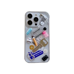 Creative 3D Artificial Cigarette & Knife Case for iPhone 17 16 15 14 13 Pro Max Plus Back Phone Cover for 12 11 Pro Max X XS Max