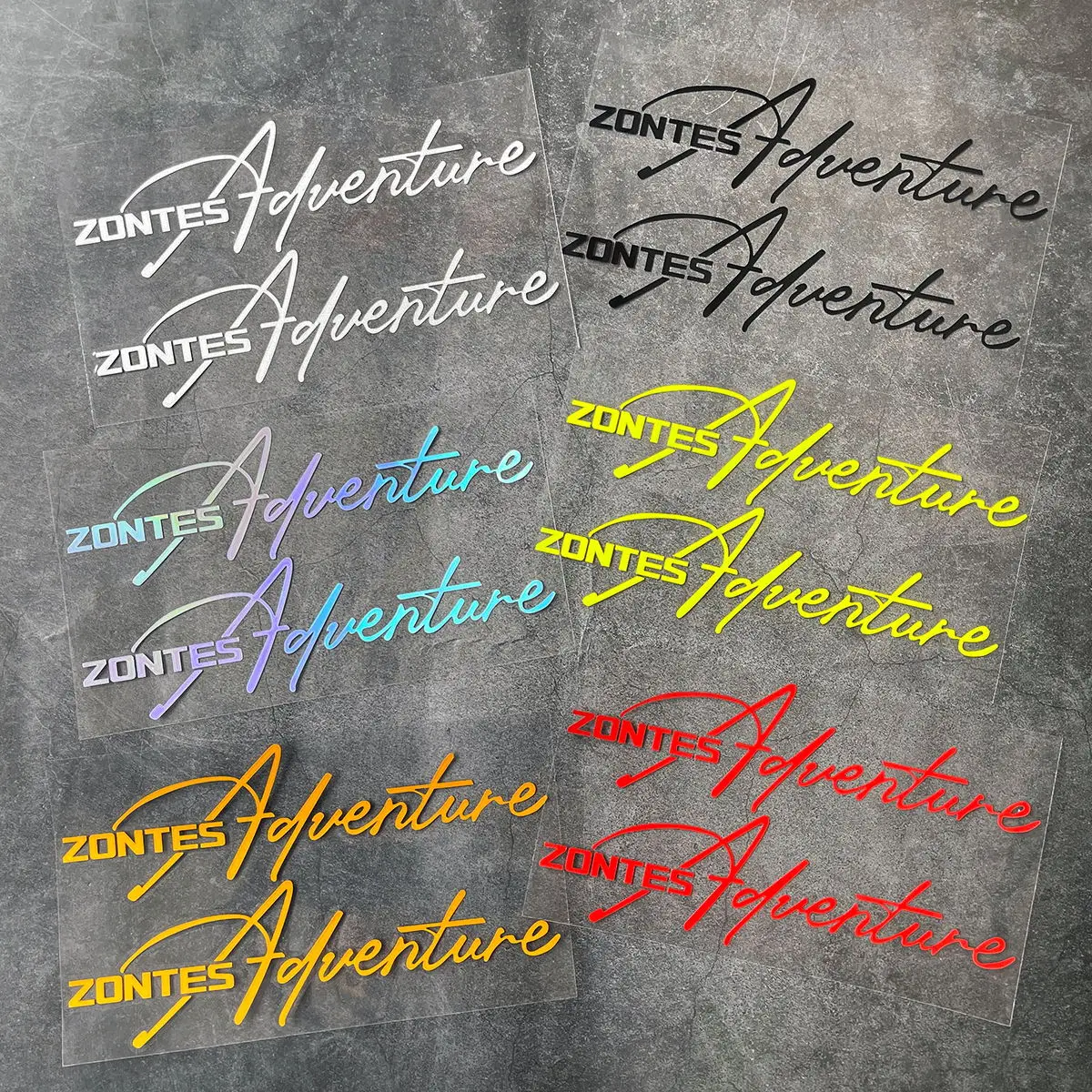 Para ZONTES 368G 703F 703RR 703R 350E pegatinas reflectantes para motocicleta Moto bicicleta Scooter cuerpo lateral cabeza calcomanías de vinilo Accesorios