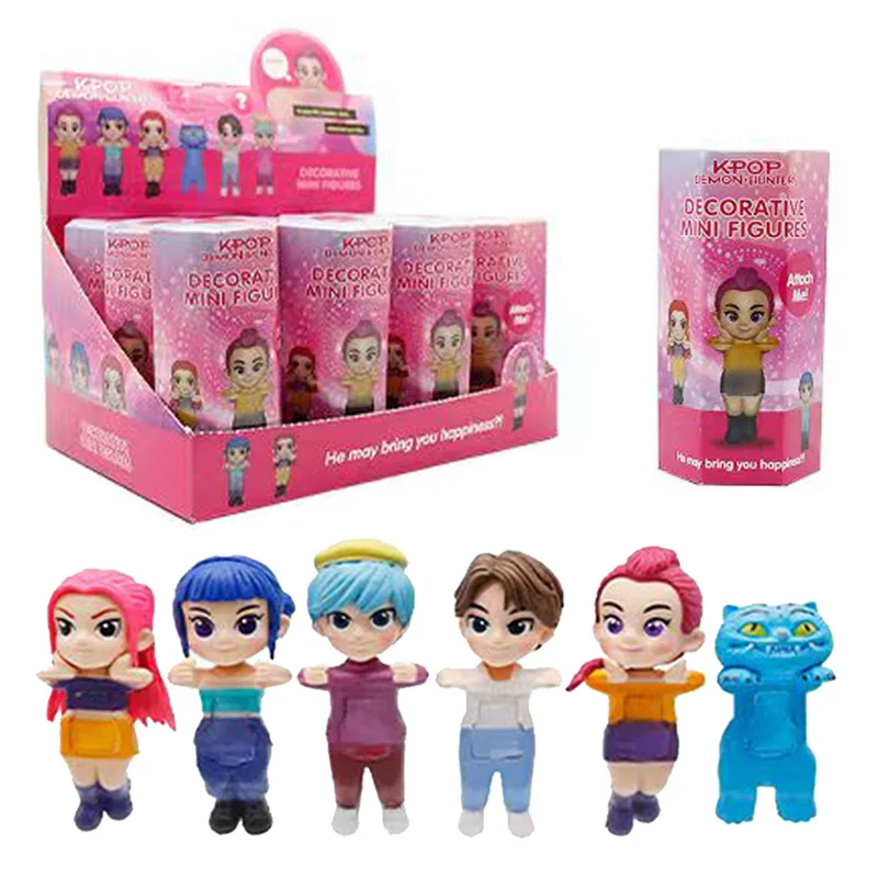 2026アニメ KPOP デビルハンター ドール ビニール玩具 ルミ ミラ ゾイ キャラクター ビニールマスク ブラインドボックス オーナメント玩具 ハロウィンギフト