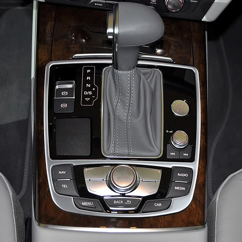 Whole Set Car Interior Modified For Audi A6 C7 2012-2018 Stainless Steel Car Styling Accessories